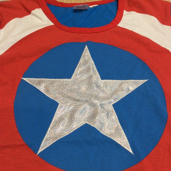 MARVEL CAPTAIN AMERICA SHIRT - Picture 3 of 5